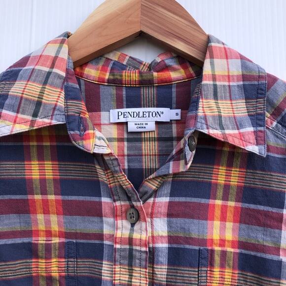 NWOT Pendleton plaid button down shirt - Picture 2 of 7